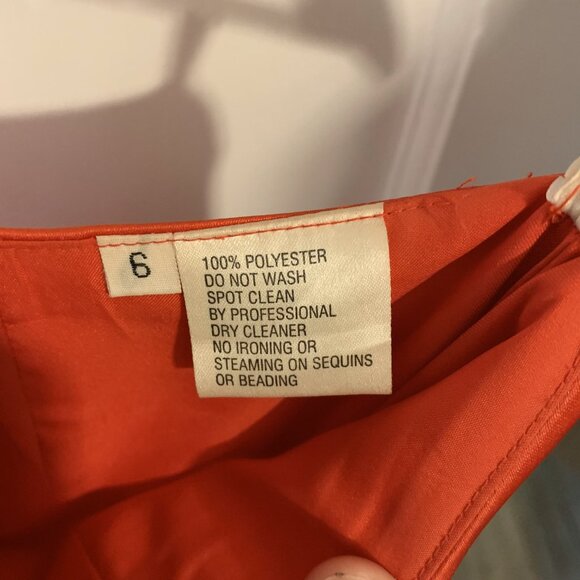 Grad Dress, Size 6, Light Red / Reddish-Orange, Tiffany Designs - Picture 8 of 9